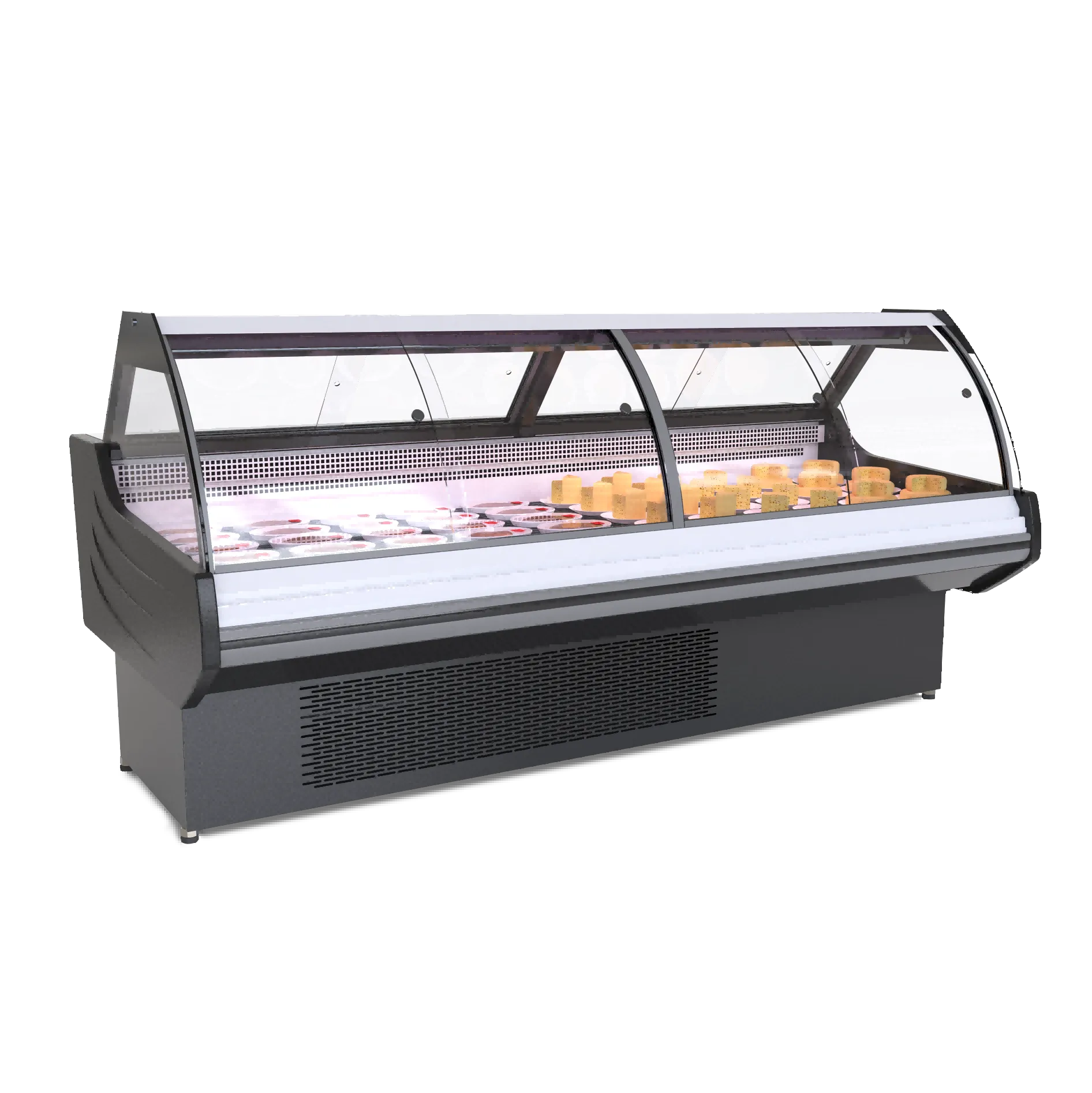 Deli Counter — Curved Glass